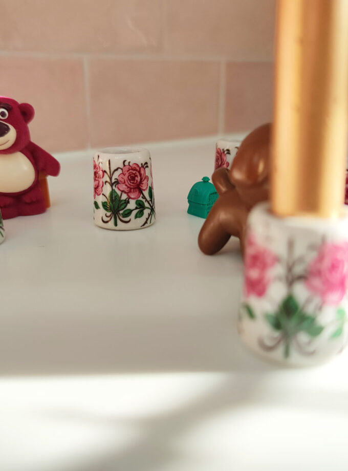 Mini Rose Candle Holder