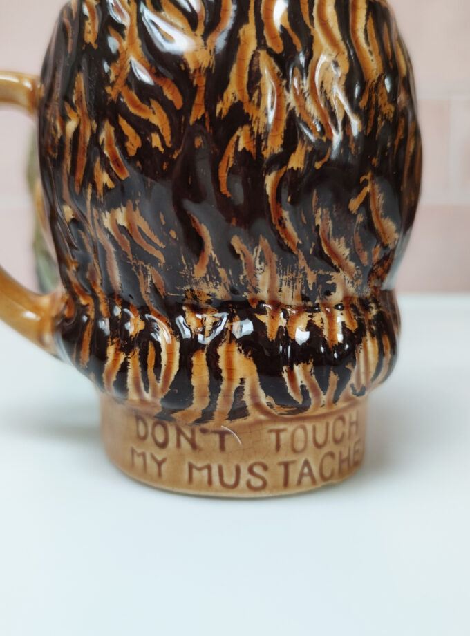 Mister Moustache Mug Big Ocher