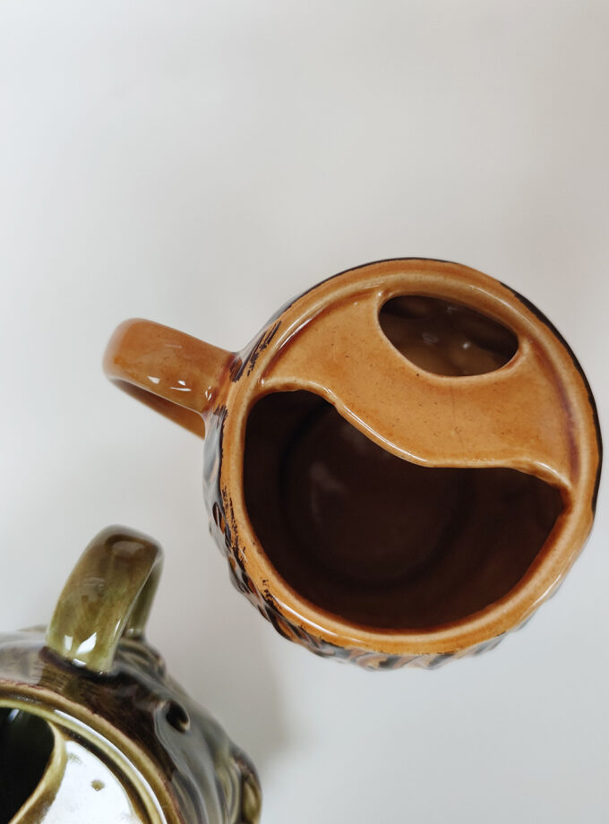 Mister Moustache Mug Big Ocher