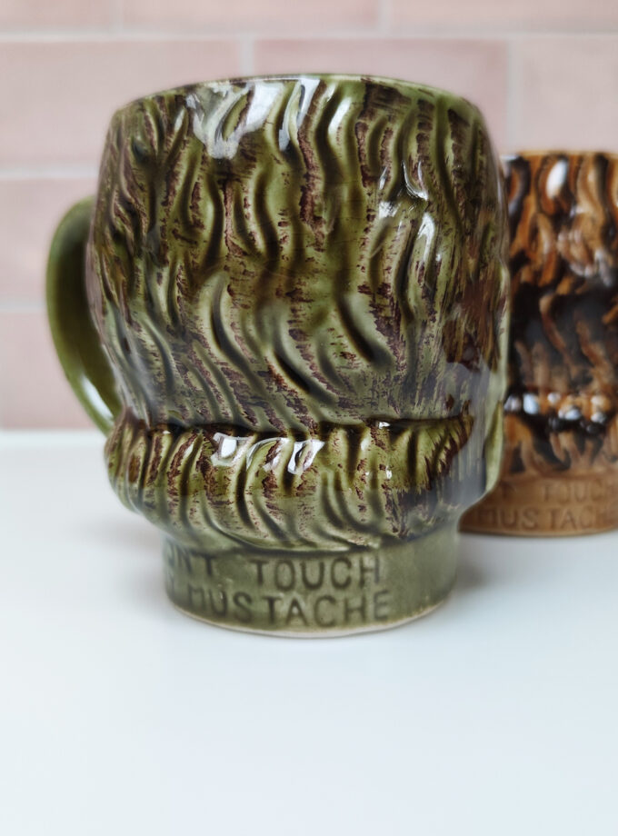 Mister Moustache Mug Big Green