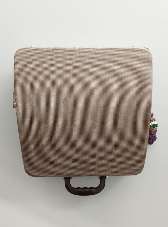 Vintage Alpina Typewriter Old Green