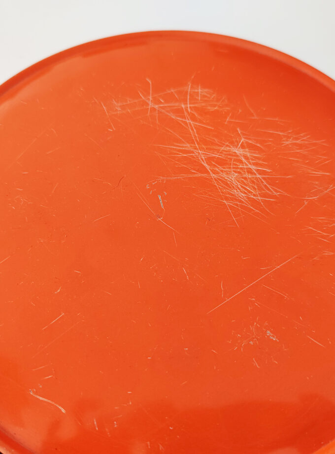 Floral Retro Orange Impala Tin