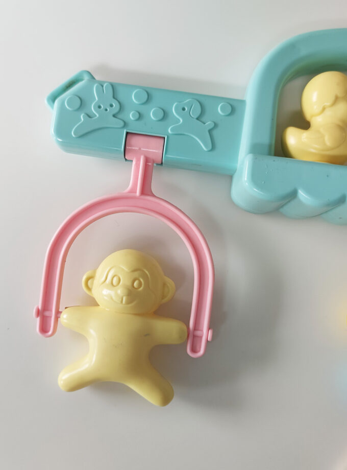 Vintage Pastel Blue Box Box Toy