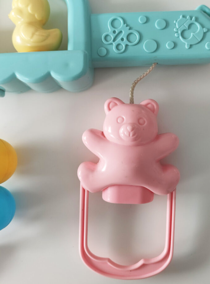 Vintage Pastel Blue Box Box Toy