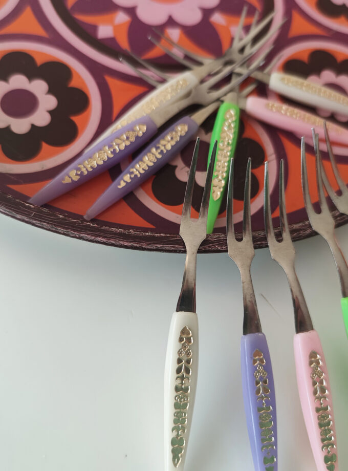 Party Forks Color / Gold