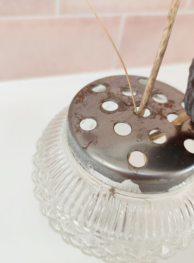 Flower Vase Frog Glass