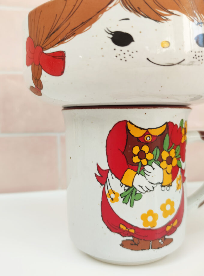 Girl Mug & Bowl