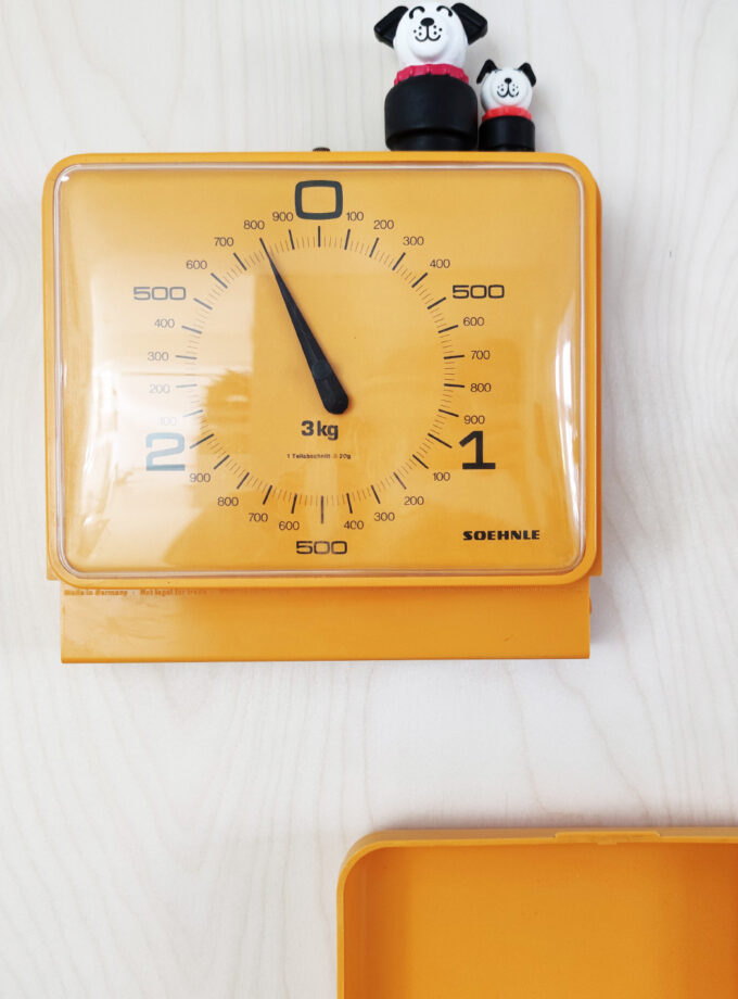 Orange Soehnle Kitchen Scale