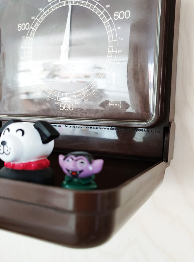 Brown Vintage Hema Kitchen Scale