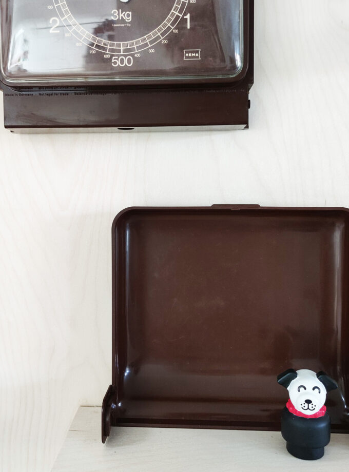 Brown Vintage Hema Kitchen Scale