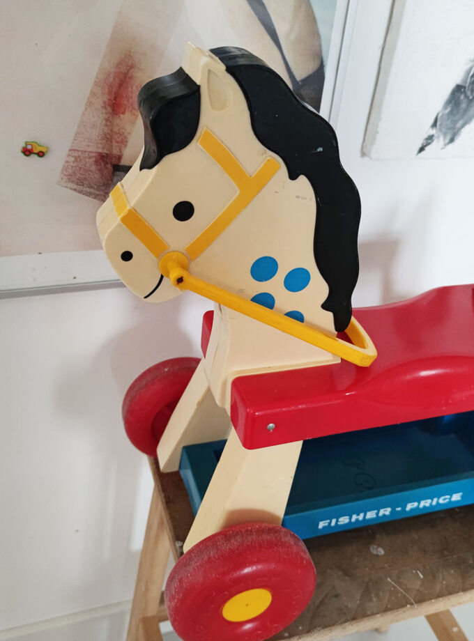 Vintage Fisher Price Riding Horse