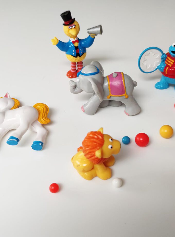 Vintage Sesame Street Circus Figurines