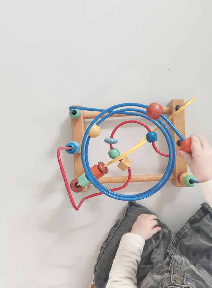 Vintage Spiral Beads Toy