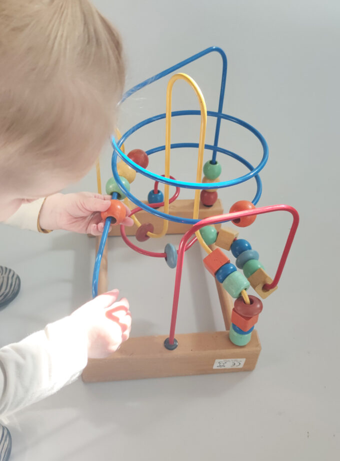 Vintage Spiral Beads Toy