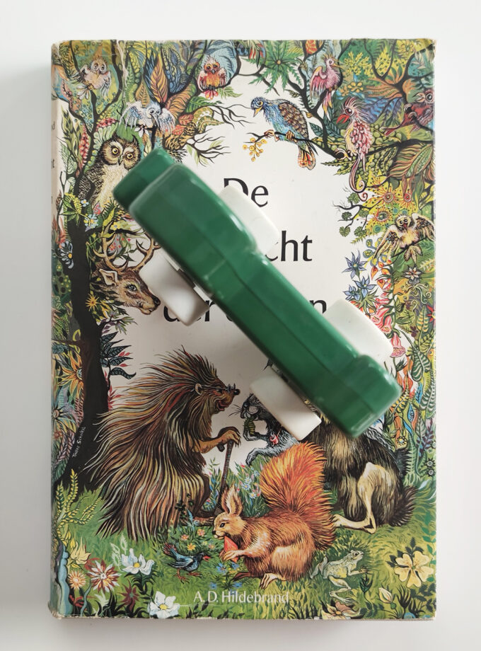 Rattle Dog on Wheels Green