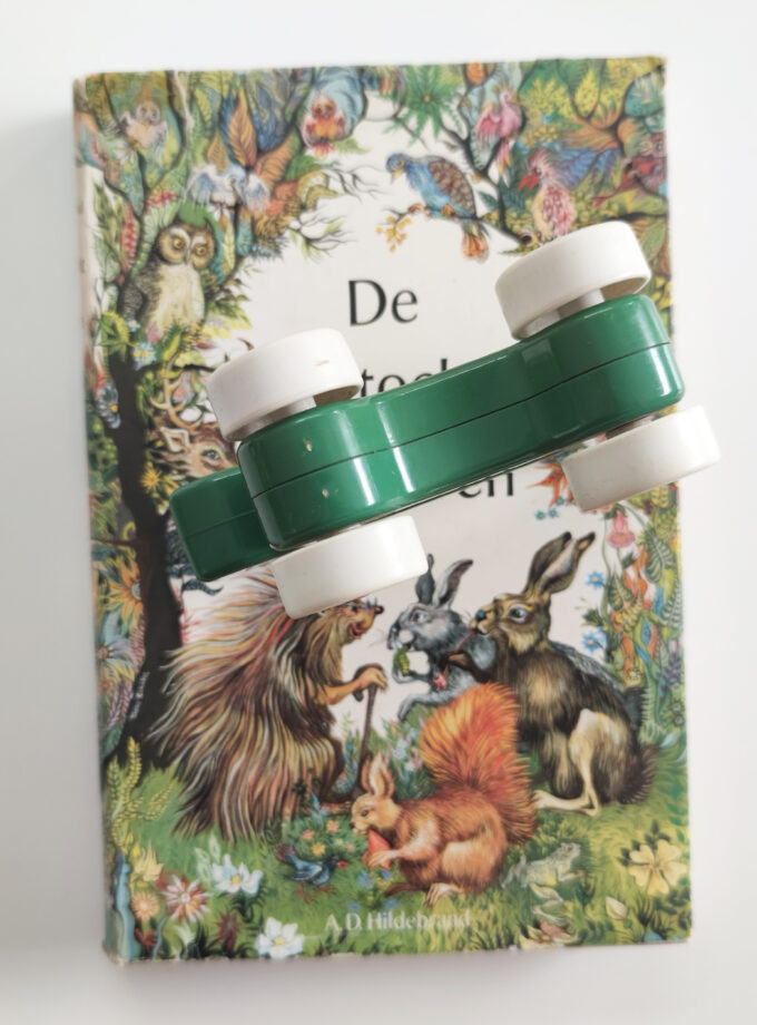 Rattle Dog on Wheels Green