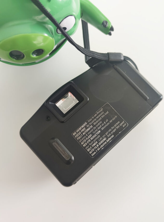 Plastic Fantastic Black Vivitar EZ1 Big View 35MM Camera