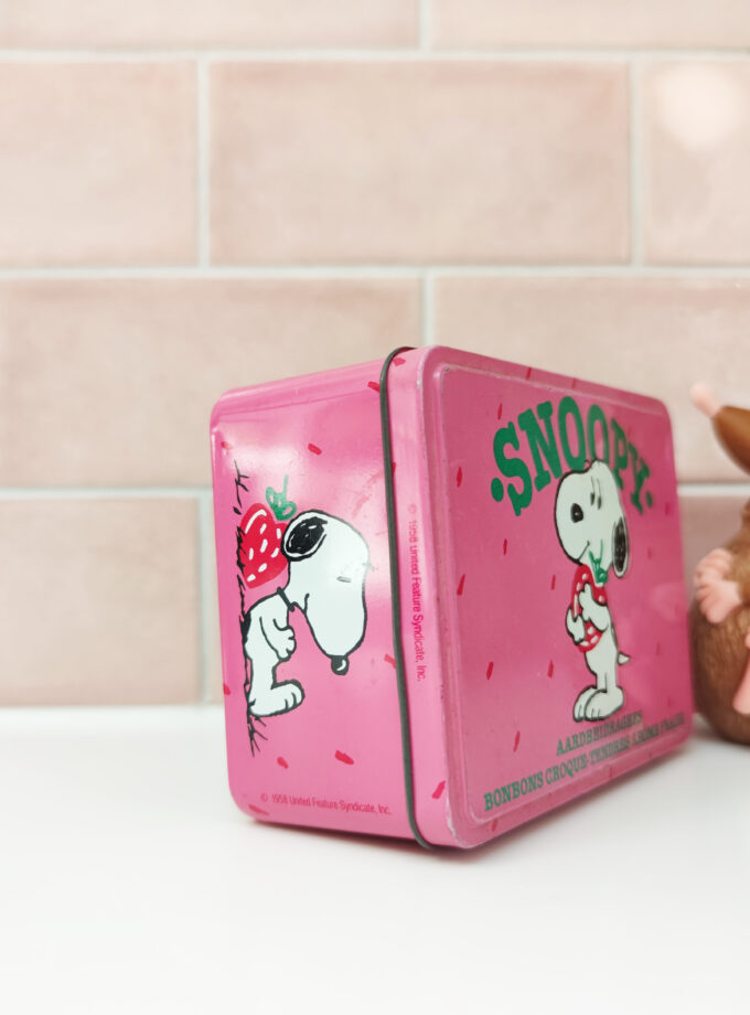 Van Melle Snoopy Strawberry tin