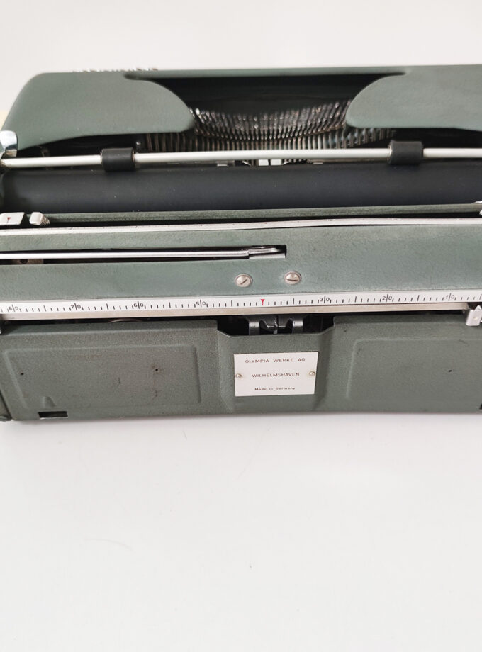 Olympia SM3 Army Green Vintage Typewriter