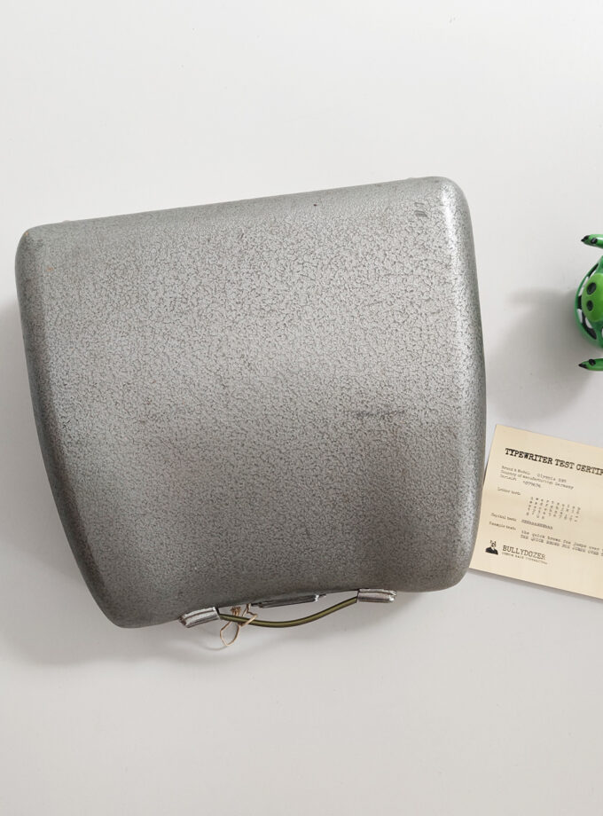 Olympia SM3 Army Green Vintage Typewriter