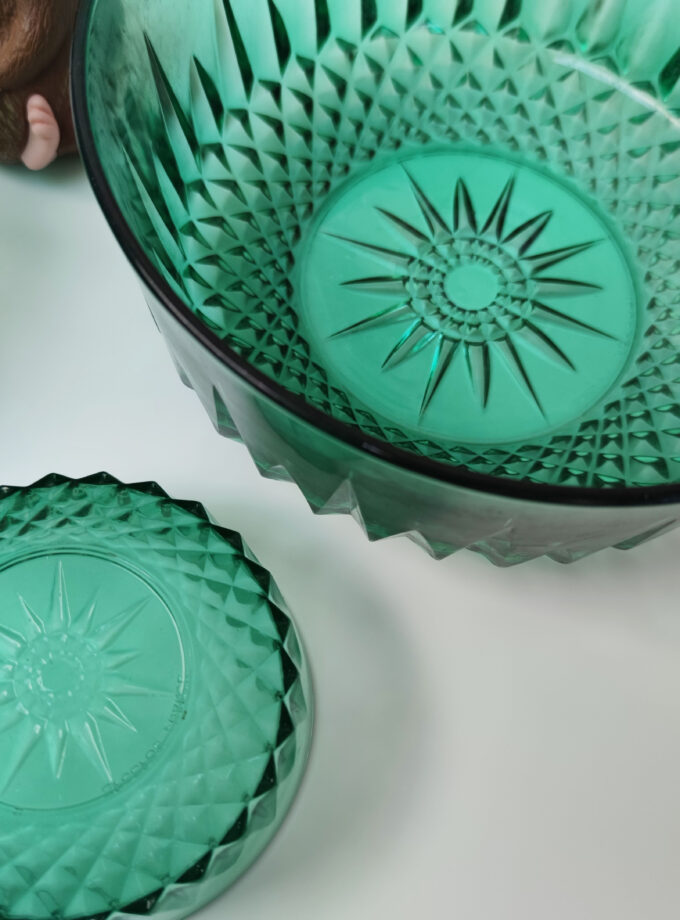 Arcopal Arcoroc Emerald Green Set