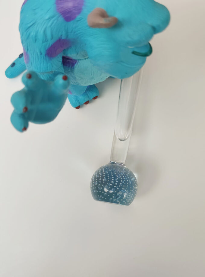 Single Vase Blue Bulb