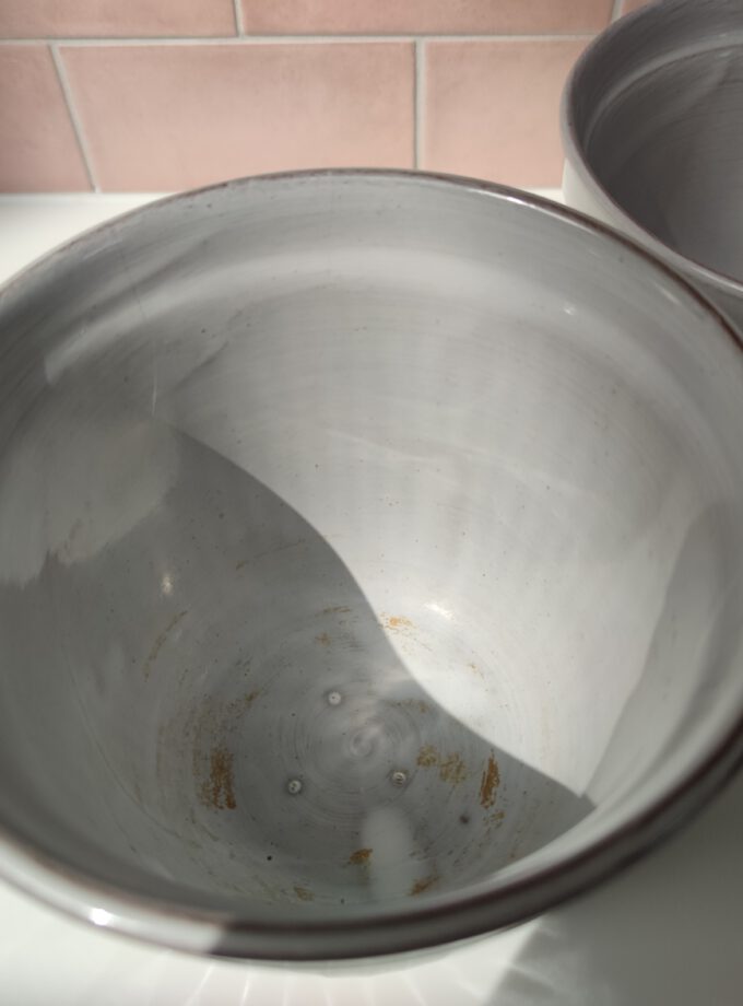 Vintage Retro White Flower Pot Westraven 433 II