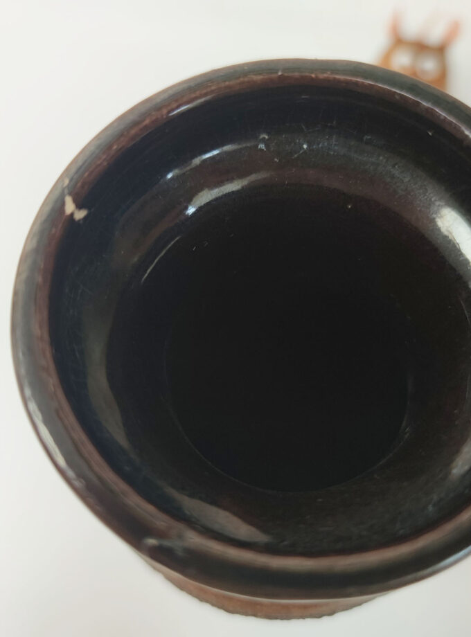 West Germany Scheurich Large Brown Lava