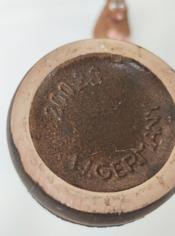 West Germany Scheurich Large Brown Lava