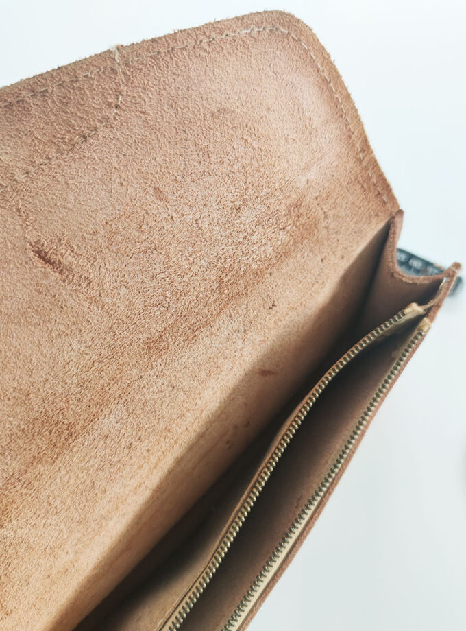 Vintage Cognac Clutch