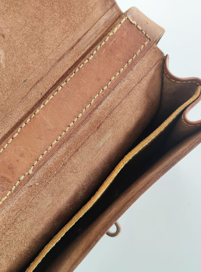 Vintage Leather Though Bag Paddington