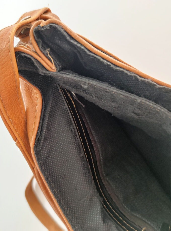 Cognac Patchwork Shoulderbag