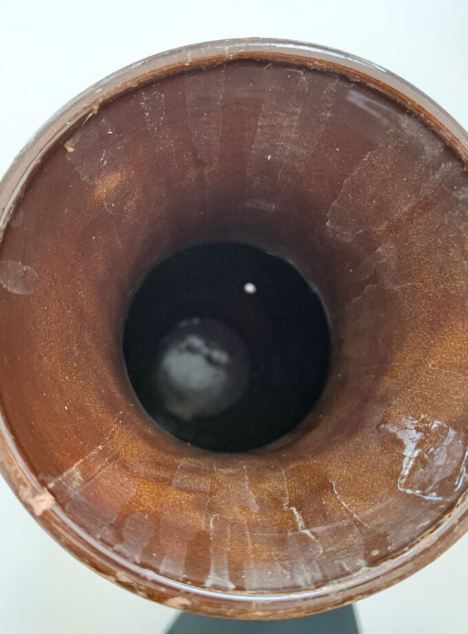 Carstens Olive Green Big XL Vase Europa W-Germany