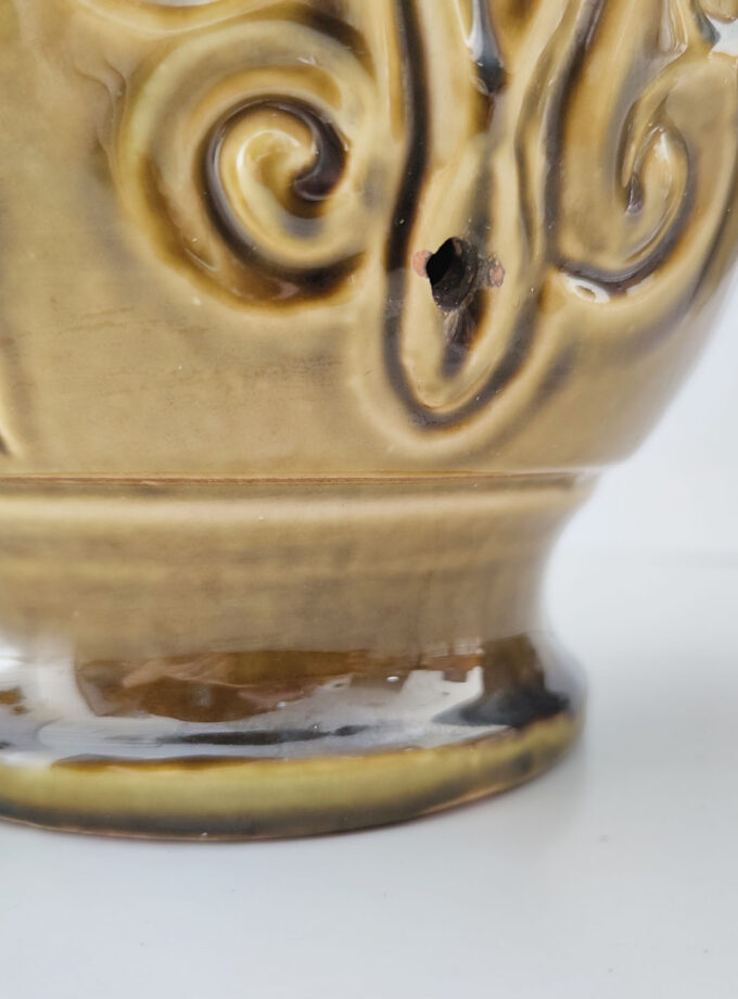 Carstens Olive Green Big XL Vase Europa W-Germany