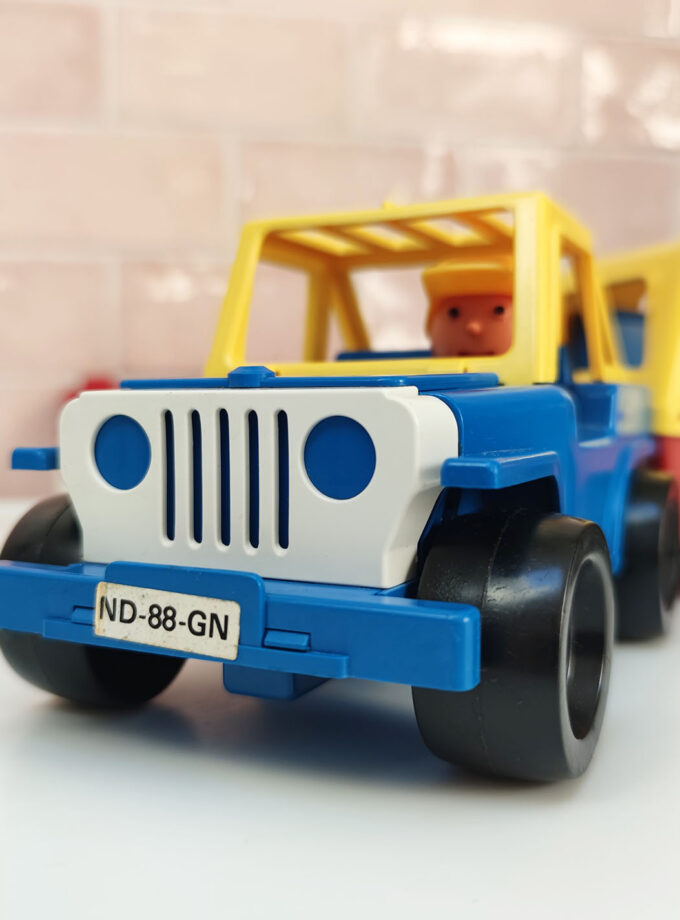 Vintage Jean Hoefler Set Truck And Caravan