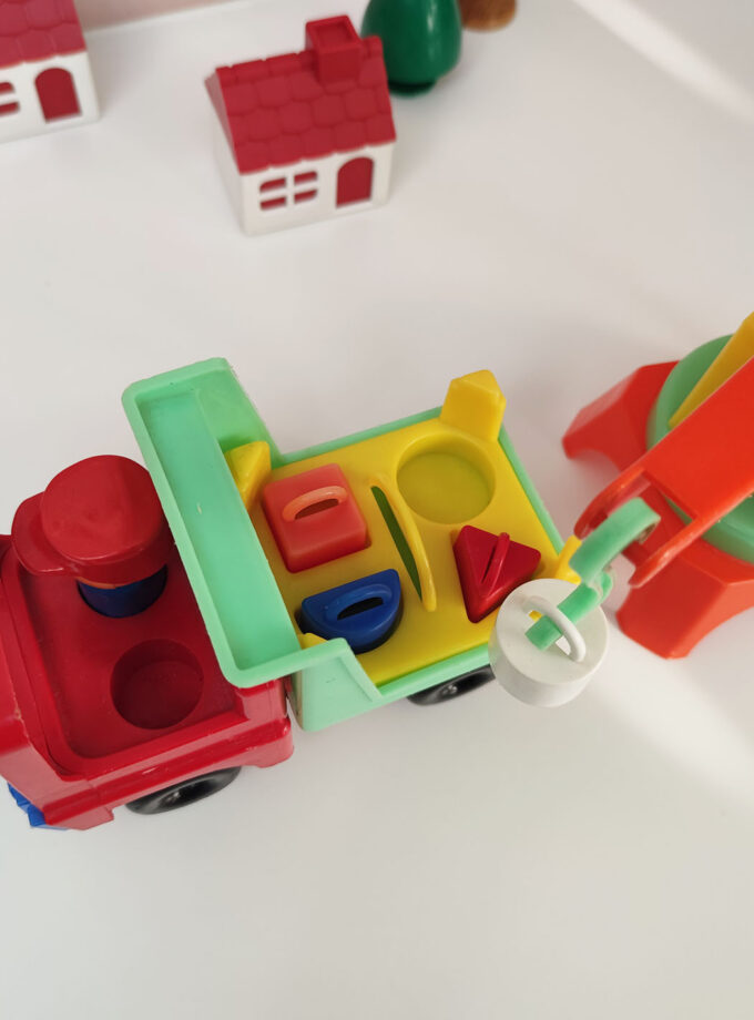 Vintage Jean Hoefler Set Truck Crane