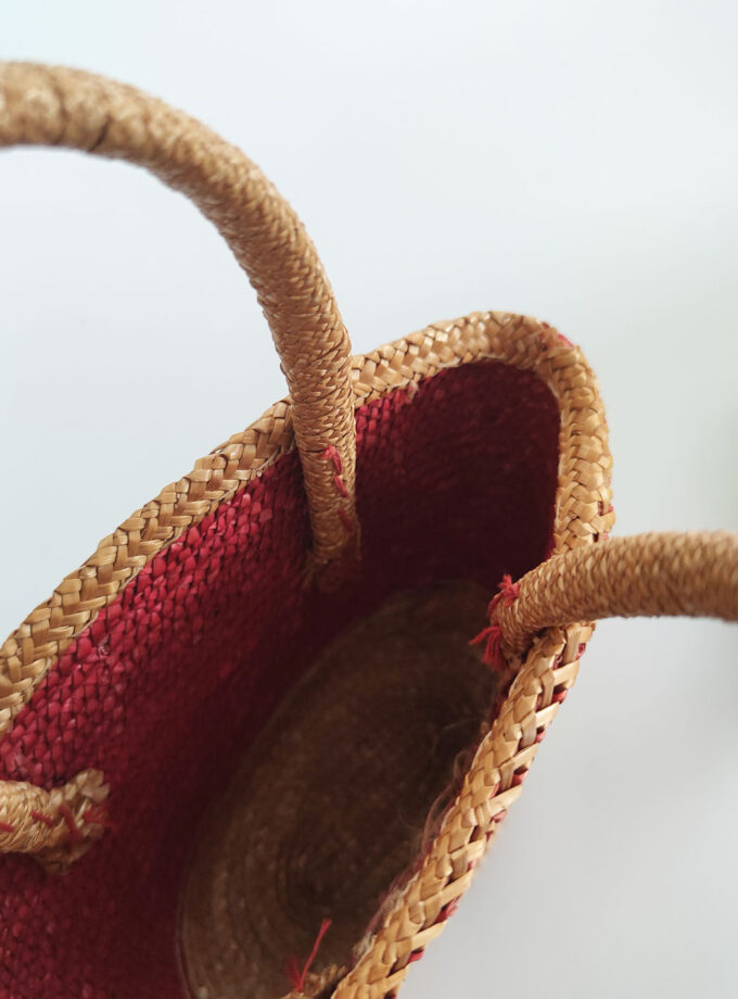 Vintage Rotan Kids Basket Bunny