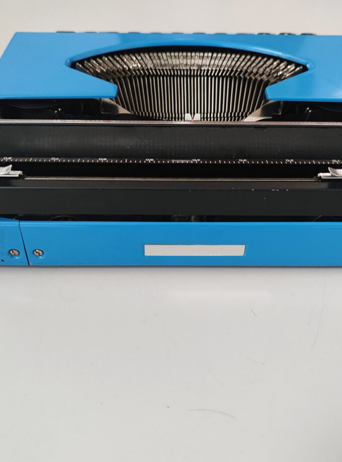 Vintage Sperry Remington Shocking Blue Typewriter