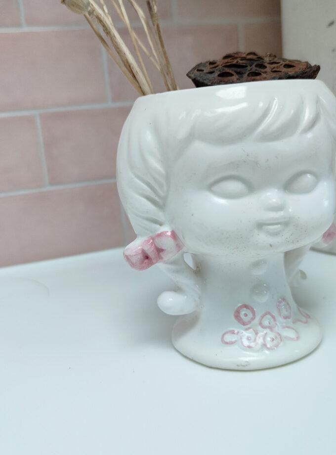 Vintage Planter Girl