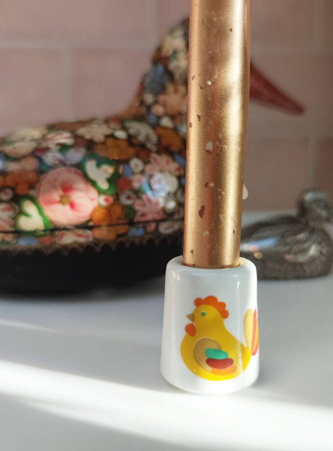 Mini Chicken Candle Holder