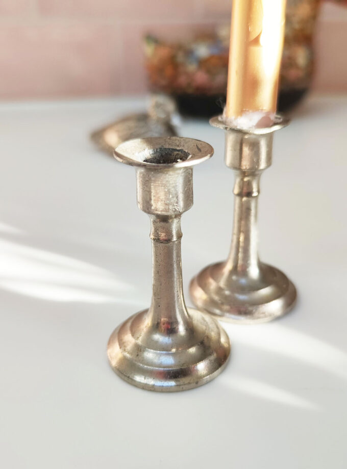 Mini Advent Candle Holders Set