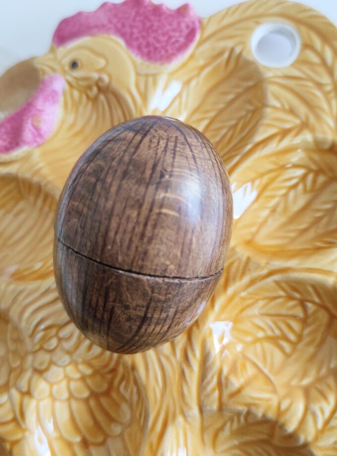 Dark Wooden Egg