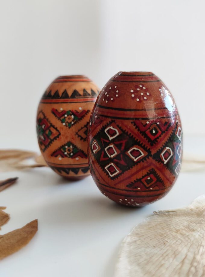 Wooden Folklore Eggs II