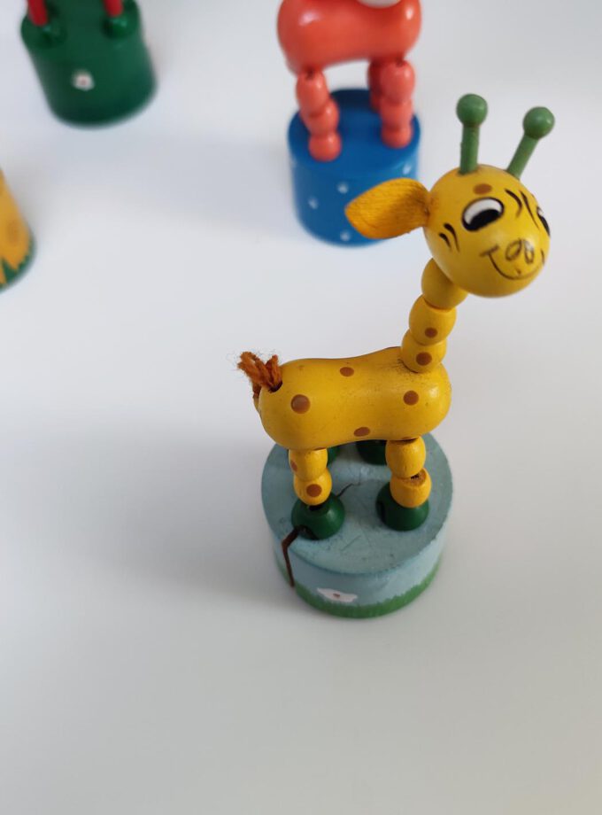 Wooden Dancing Animal Giraffe