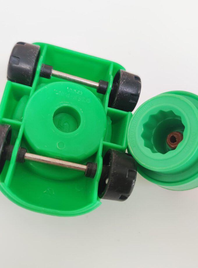 Fisher Price Nineties Fat Little People Green Car + Boy