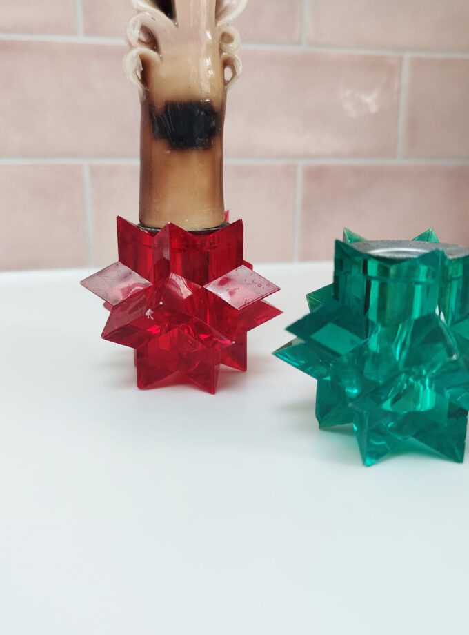 Friedel Perspex Set Candle Holder