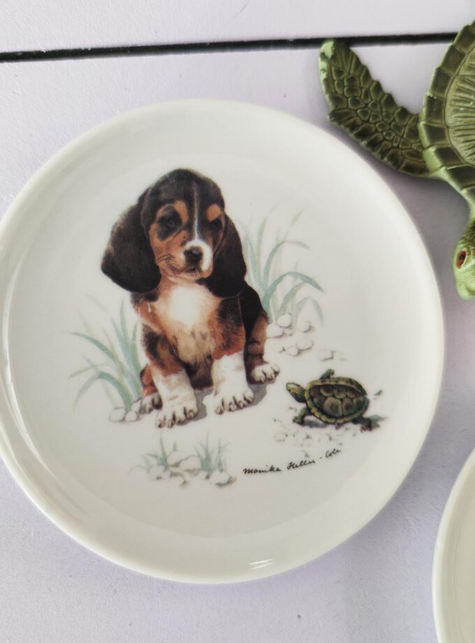 Mini Wall Plates Dog