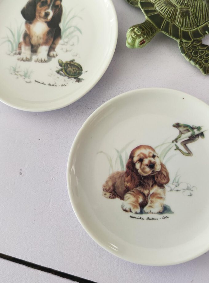 Mini Wall Plates Dog