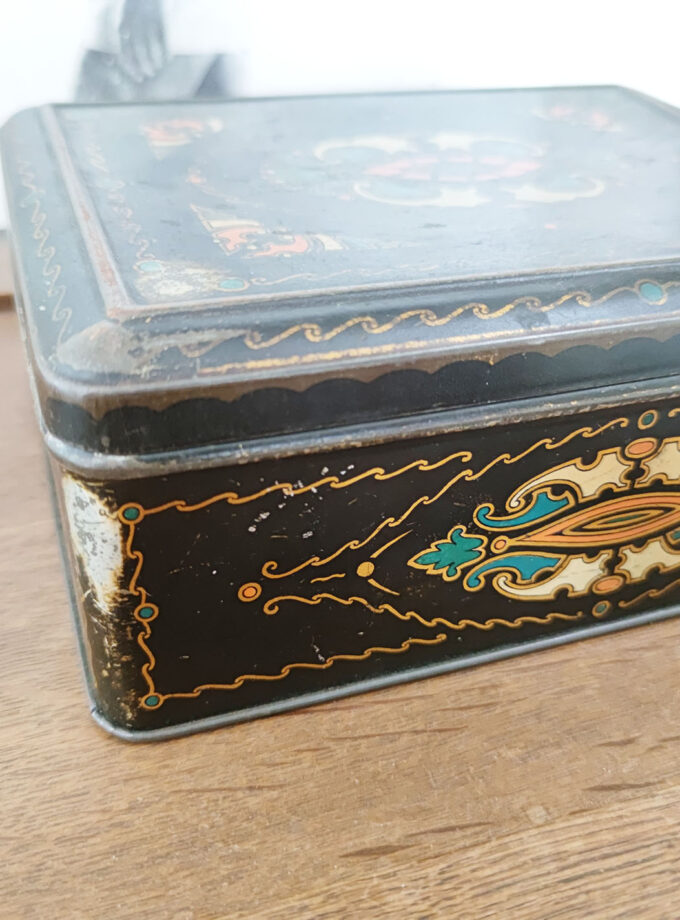 Vintage Black Tin