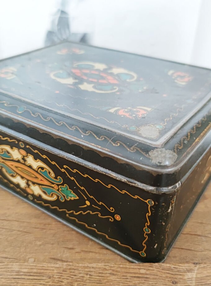 Vintage Black Tin